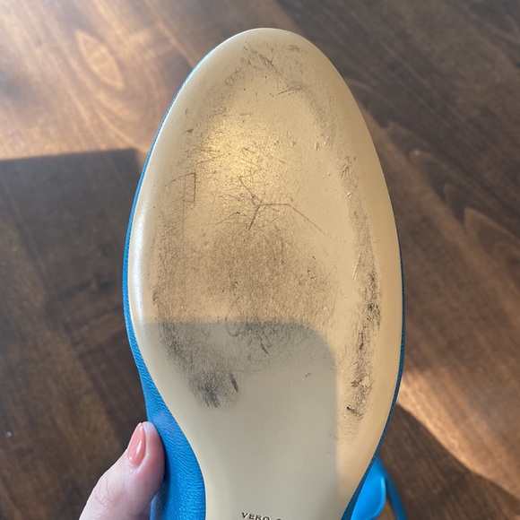 RARE Charlotte Olympia Blue and Gold Leather Loafers Size 40 - Picture 4 of 5